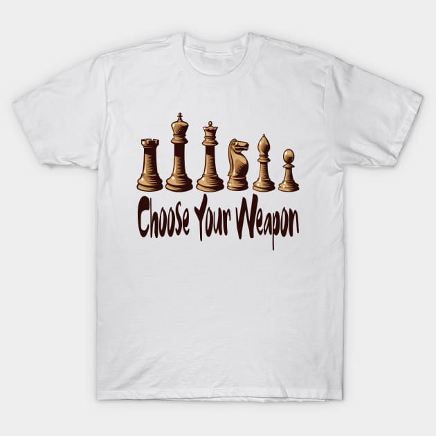Chess T-Shirt by Dimion666